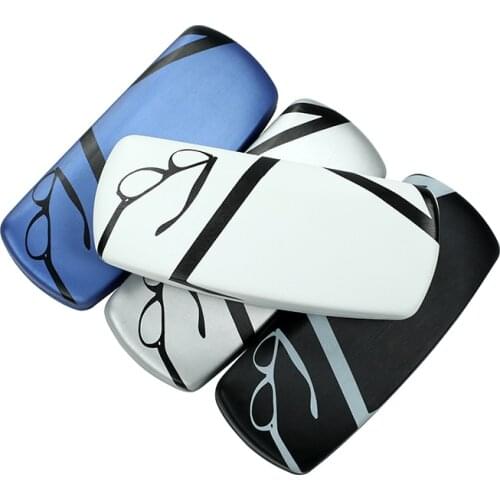 Myopia Sunglasses Case Glasses Anti-fall Hard Shell Safety Protection Dustproof Glasses Case Can Be Customized Logo Pattern