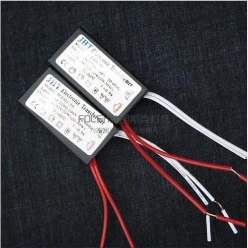 DHL 50 pieces 20W - 50W 220V to 12V Halogen Light G4 MR 16 Quart Bulb LED Driver Power Supply Converter Electronic Transformer
