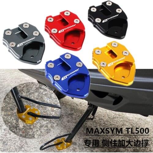 For SYM MAXSYM TL 500 TL500 MAXSYMTL500 2019 2020 Motorcycle CNC Kickstand Foot Side Stand Extension Pad Support Plate Enlarge