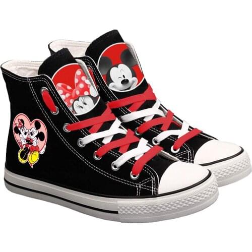 Disney cartoon minnie mickey big child girl boy student casual fashion trend sneakers non-slip student adult running shoes