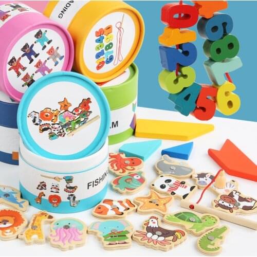 New Kids Wooden 3D Jigsaw Puzzle Clever Board Baby Montessori Educational Learning Toys For Children Geometric Shape Puzzles Toy