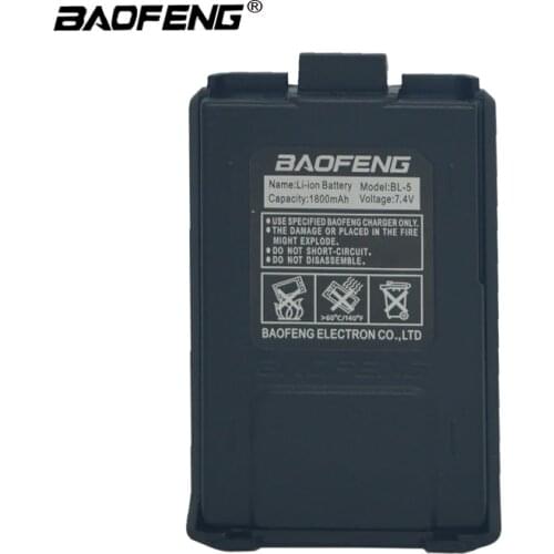 Original Li-Ion Baofeng uv5r Battery 1800mah BL-5 For Walkie Talkie Accessories Baofeng UV 5R Uv-5re 5ra Uv 5r Battery