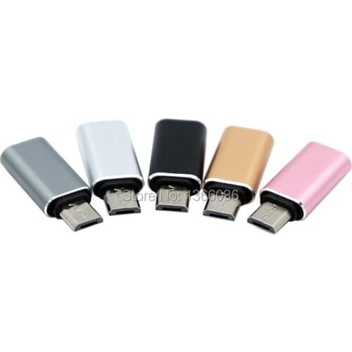 USB 3.1 Type C Female to Micro USB Male Data Adapter Connector Converter Usb-C for samsung xiaomi huawei 2000pcs