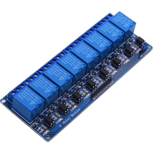 DC 5V/12V/24V 8 Channel Relay Module DC5V Low Level for SCM Household Appliance Control for arduino Raspberry Pi DIY Kit
