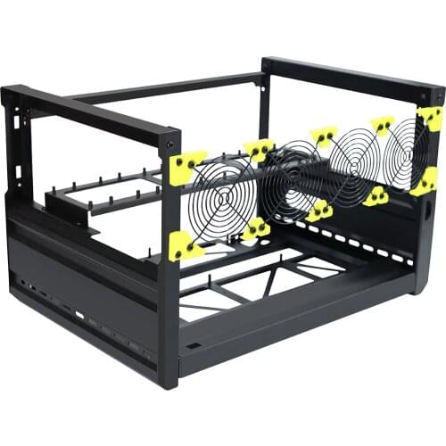 Rig Mineria Mining Rig Frame Case T3 6GPU Computer Rig Open Air Mining Frame 6 Rig Case ETH BTC Ethereum Veddha T2 Minercase