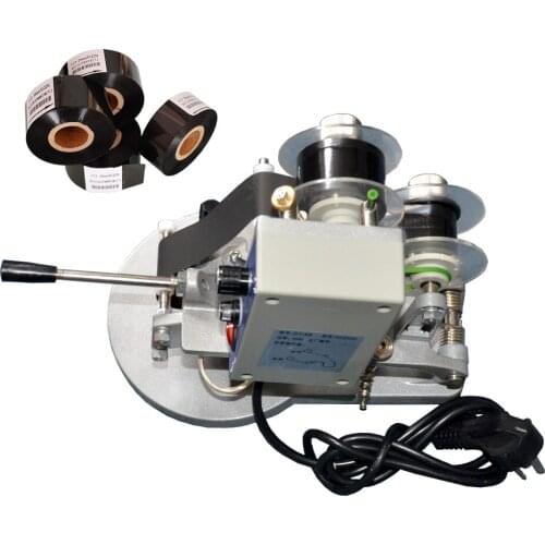 Manual type batch numbering system machine for plastic packaging bags