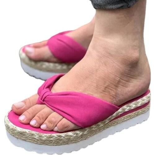 Womens Sandals Outdoor Platform Slides Sandals Summer Shoes Female Flip Flop Casual Shoes Sandalias Mujer Women Slippers WSH4061