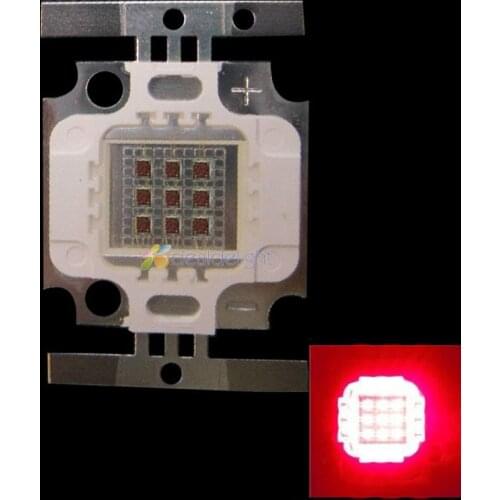 10W Deep Red 660NM High Power LED Lamp Light EPILED 42MIL For Plant Grow Aquarium Freeshipping