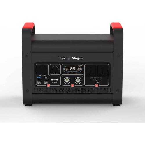 2000w Outdoor Power Bank Station Silent Portable Solar Generator With Battery