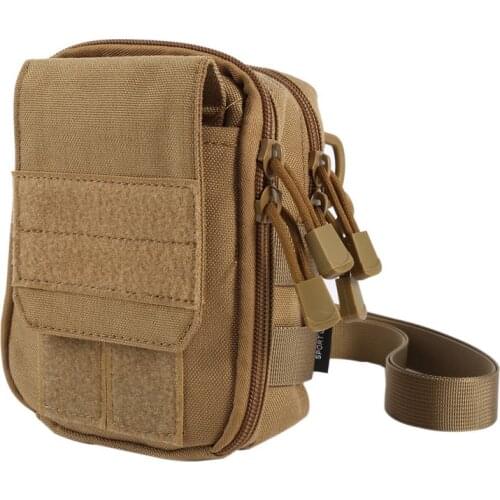 Military Waist Pack Utility Waist Bag Sling-Shoulder Bag Hiking Running Small Pocket Outdoor Travel Camping Bags Soft back