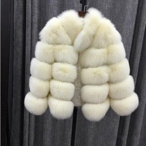 S-4XL plus size Winter New fashion brand Fake fox fur jacket female warm good quality warm thicker Faux fur coat wq47 dropship