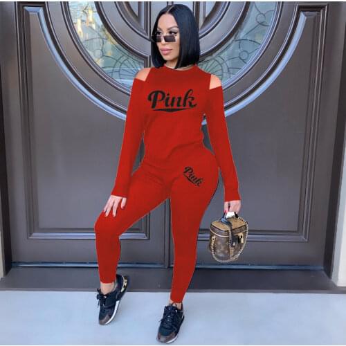 Activewear Classic Women Set Crewneck Sweatshirt Top And Pants Women Casual Set Streetwear Tracksuit Two 2 Piece Set Outfit 2021