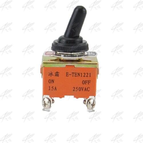 1pcs/lot E-TEN1221 4-Pin SPST 4 Terminal G108 ON-OFF 15A 250V Toggle Switch Good Quality
