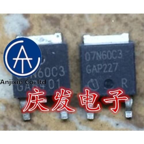 10pcs 100% orginal new real stock 7 n60 FCD7N60 FQD7N60 07 n60c3 field-effect tube TO commonly used - 252