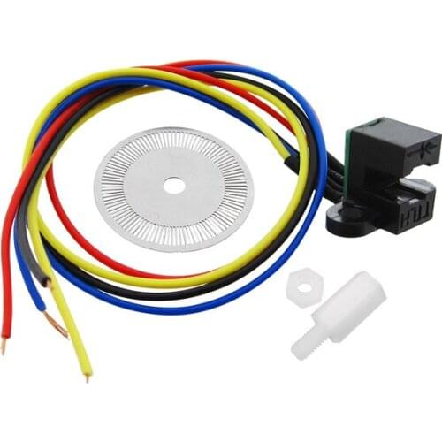 10pcs Photoelectric Speed Sensor Encoder Coded Disc code wheel for Smart car