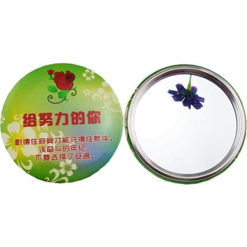 100pcs 56mm mirror button badge components