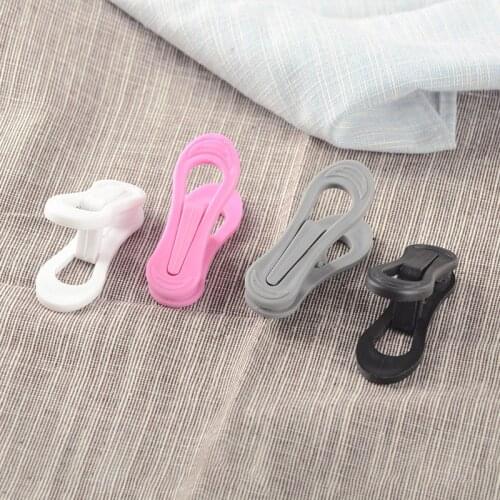 Colorful Plastic Clothespins, Heavy Duty Laundry Clothes Pins Clips , 4 Colors Clothes Drying Line Pegs for Kitchen Outdoor Trip