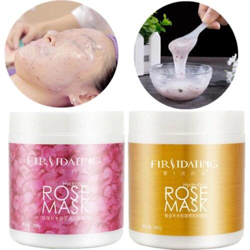 200g Natural Rose Kiwi Cherry Petals Soft Collagen Mask Facial Powder Moisturizing Pores Shrink Whitening Beauty Salon Equipment