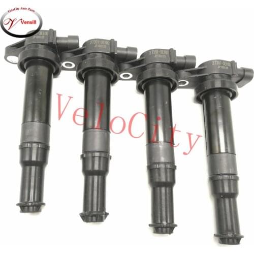 4 X Ignition Coil Part No# 27301-3E100 273013E100 For 2007 Hyundai Santa Fe 2006-2007 Optima 2.7L V6