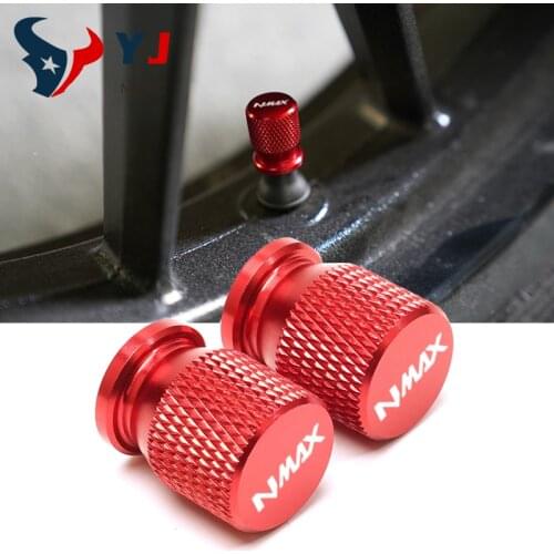 NMAX CNC Aluminum Tyre Valve Air Port Cover Cap Motorcycle Accessories for Yamaha Nmax N-max 125 155 2017 2018 2019 Blue Gold