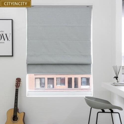 CITYINCITY Roman Blinds On The Windows