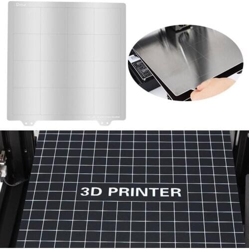 Creality 3D Printer Parts 235x235mm Spring Steel Sheet + Heatbed Build Surface Plate Sheet For Creality ENDER-3 PRO Tevo Flash