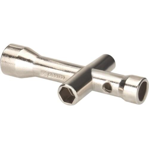 E3D V6 Nozzle Mini Spanner M2 M2.5 M3 M4 Screw Nut Hexagonal Cross Wrench Sleeve socket Maintenance Model Car Wheel Tool