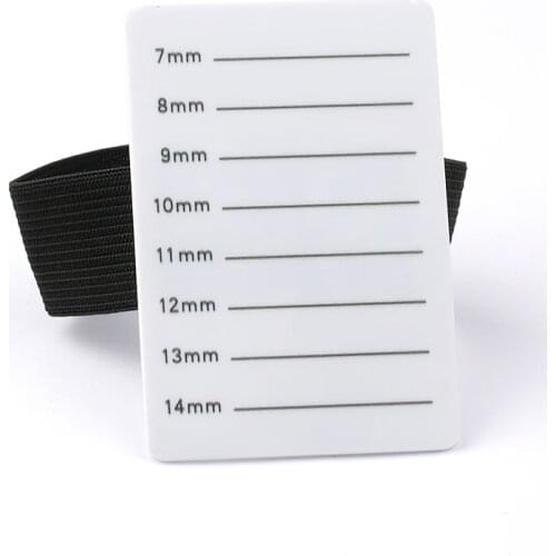 Elastic Straps Band Eyelashes Grafting Acrylic Board Camellia Flowering Volume Eyelash Stand Holder