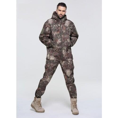 Quality Free shipping,Brand tad tactical military uniforme multicam sets,Camouflage fleece suit,waterproof outwear jacket