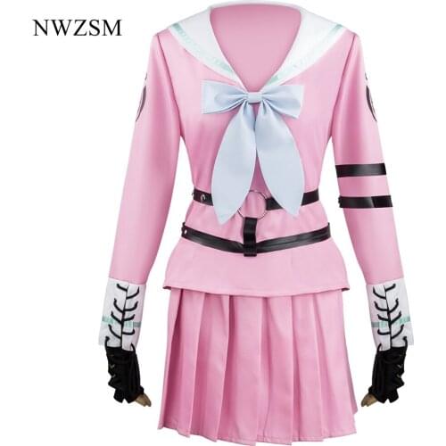 Anime Danganronpa Miu Iruma Dress Uniforms Set Cosplay Costumes