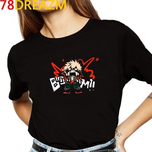 My Hero Academia t shirt men kawaii harajuku print top tees clothes aesthetic
