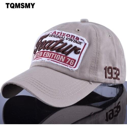 TQMSMY Fashion Baseball Cap Men Cotton Snapback Women Casual Hats Letter Arizona Gorras De Beisbol EDITION 76 Caps TMBS01