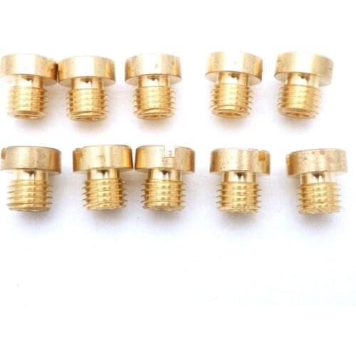 10 x M6 Thread 6mm Main Jet Kit for DellOrto Carb 50 52 55 58 60 62 65 68 70 72 Injector Nozzle