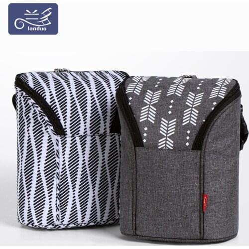 New Landuo Insulated Handbag hot-sale Thermal Cooler Fresh milk fruit keeping Bags Picnic Food Box For Women Children MPB11