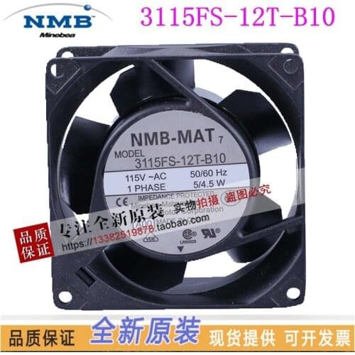 NEW NMB-MAT NMB 3115FS-12T-B10 AC110V 8038 inserting piece silence cooling fan