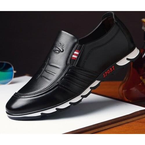 OllyMurs Mens Leather Shoes