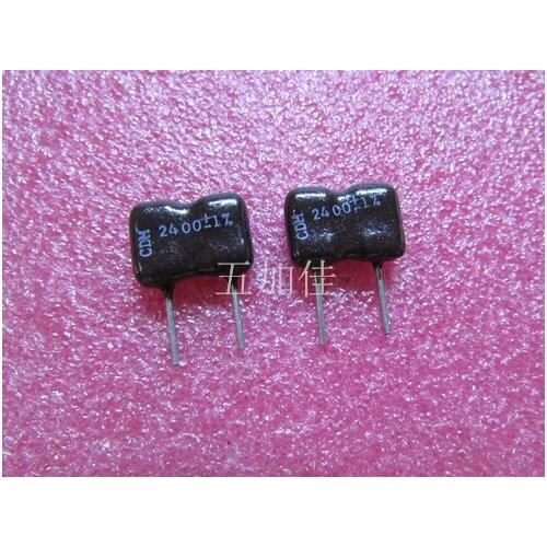 Original new 100% 500V2400PF 1% 5x13x16mm P=10MM silver mica capacitor CD19FD242FO3 (Inductor)