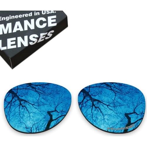 ToughAsNails Resist Seawater Corrosion Polarized Replacement Lenses for Oakley Elmont M Sunglasses Sapphire