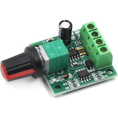 DC 1.8V 3V 5V 6V 12V 2A PWM Motor Speed Controller Low Voltage Motor Speed Control Switch PWM Adjustable Drive Module Practical