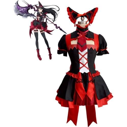 GATE Rory Mercury Fancy Dress Short Sleeve Tops Skirt Uniform Outfit Anime Cosplay Costumes