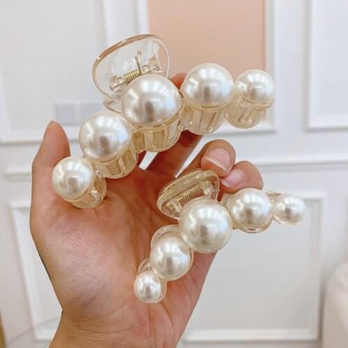 1Pcs Girls Hairpin Birthday Gift Photo Props Korean Style Hair Clip for Women Fashion White Pearl Hair Accessories