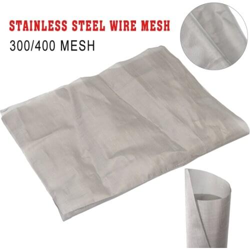 1X Stainless Steel Woven Wire Sheet 180/300/325/400 Mesh Screen Filter 30cmx20cm Filter Mesh For Industrial Filtration Tool