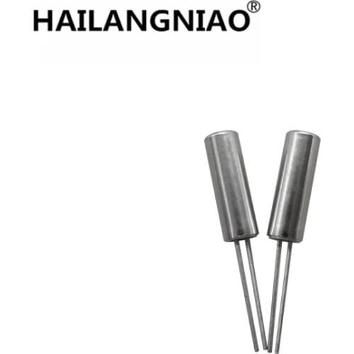 10PCS 32.768KHZ cylindrical passive crystal oscillator 3*8 32.768 KHZ passive crystal resonator 3*8MM DIP 32.768K 3mm*8mm