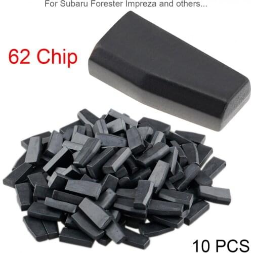 10pcs/set Blank 4D62 ID62 Carbon Chip Car Key Transponder Chip Fit for Subaru Forester Impreza
