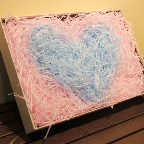 100g/Bag Colorful Shredded Crinkle Lafite Paper Gift Box Material Packaging Filler Raffia Confetti Decoration Wedding Party