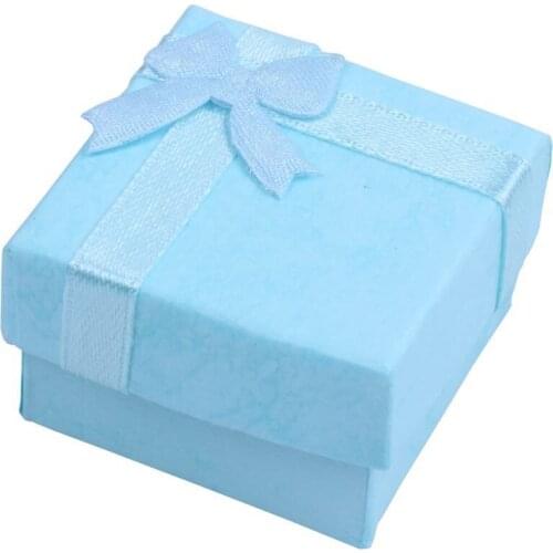 12pcs BlueJewelry Ring Earrings Bangle Gift Boxes Cutely Small Gift Box