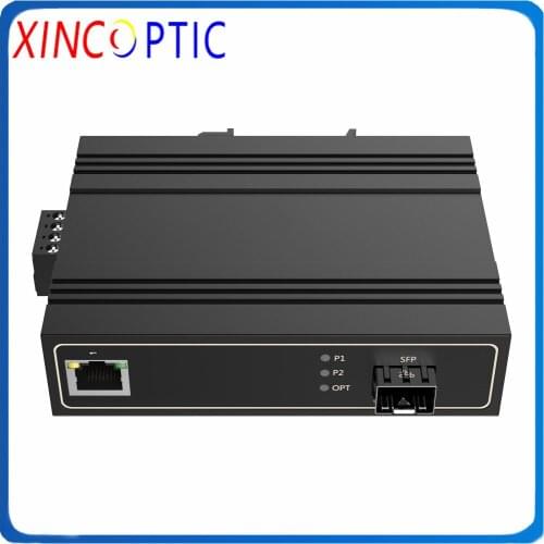 1POE IEEE802.3af/at+1Single Fiber,SM 1310/1550nm, 20km,SC,Megabit Industrial PoE Switch