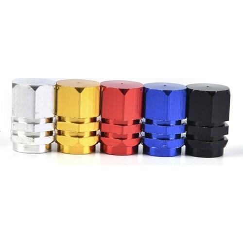 4pcs Car Tire Valve Stem caps Bolt-in Aluminum Theftproof valve caps Car Wheel Tires Valves Tyre Stem Air Caps