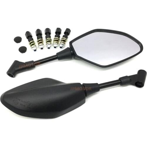 8mm 10mm Motorcycle Universal Rear View Side Mirrors For Harley Fatboy FLTR FLHX XL Honda Shadow Yamaha Suzuki Kawasaki KLX