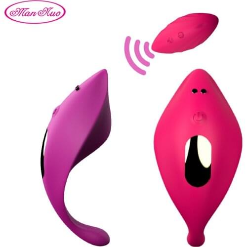 Man Nuo Wearable Vibrator Femme Point G Clitoral Stimulation Wireless Remote Control Massager Silicone Toy Sex Toys for Women